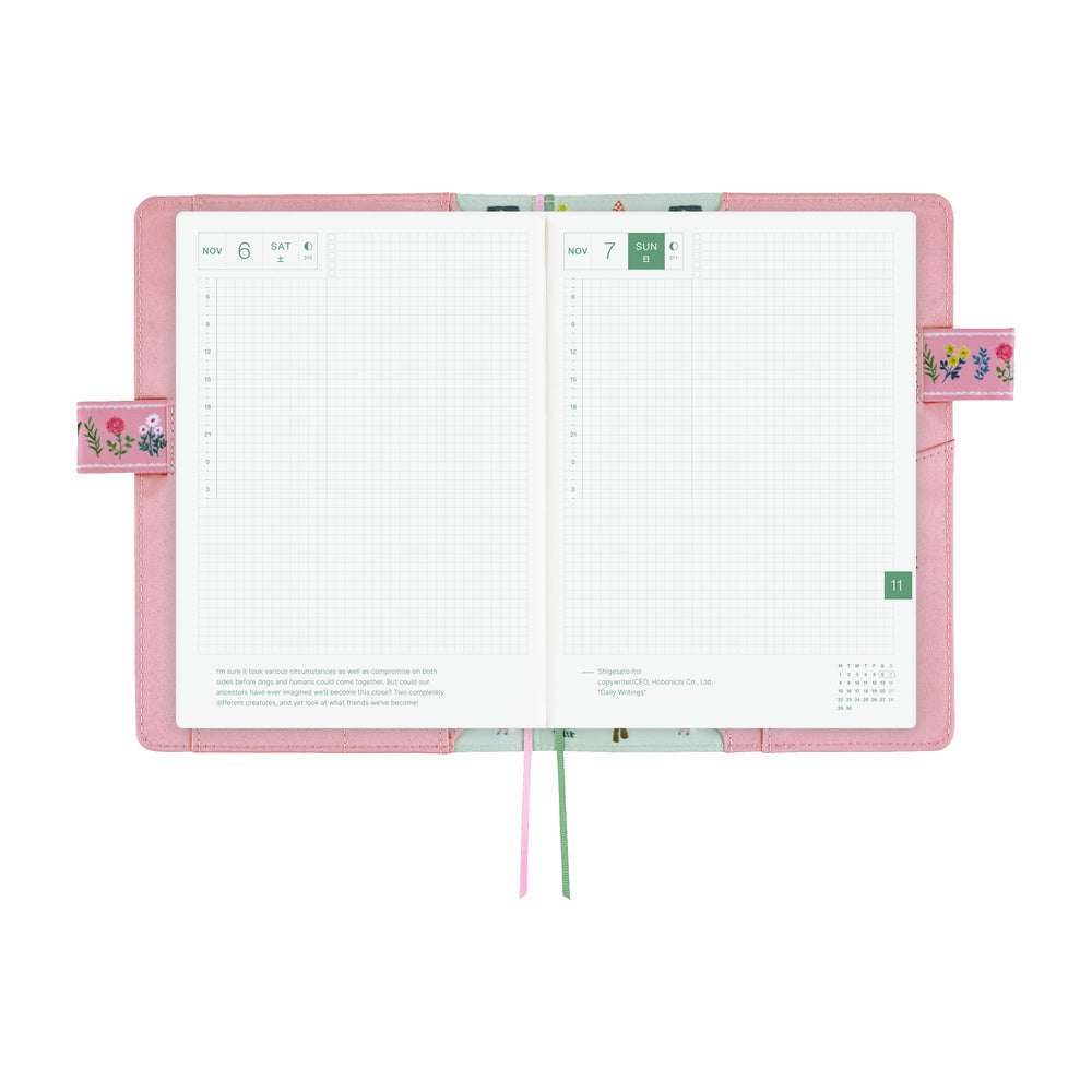 Hobonichi  | Yumi Kitagishi White Cat Village A5