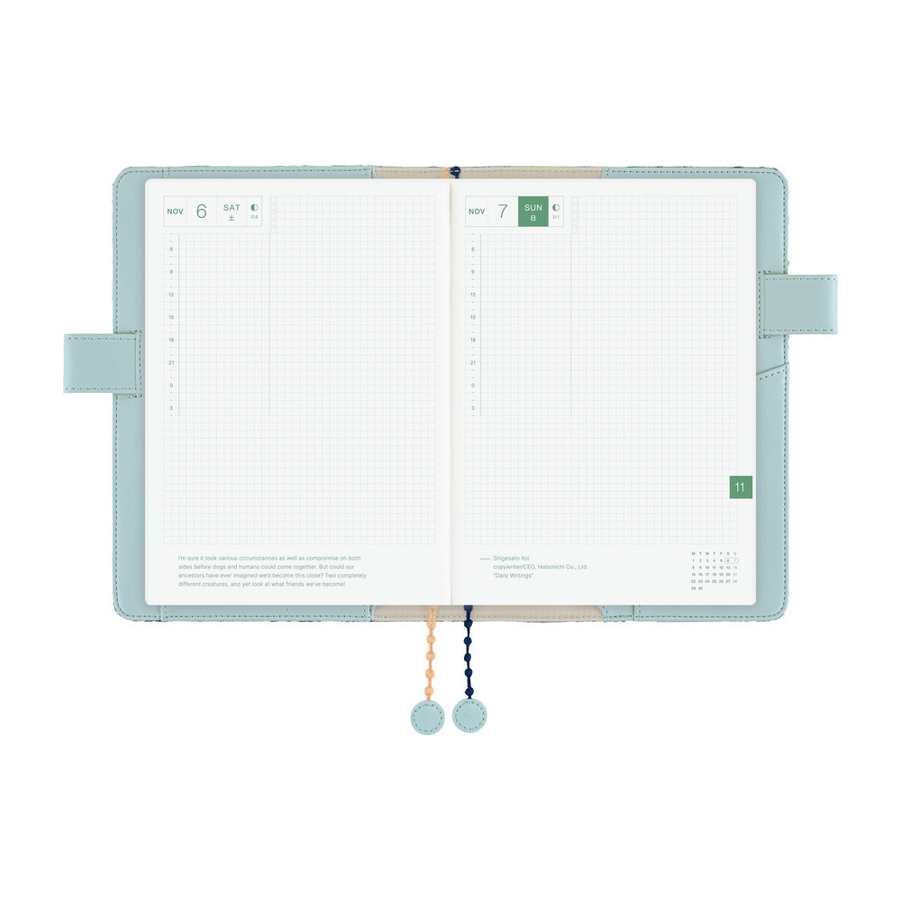 Hobonichi  |  minä perhonen: felice (Blue)