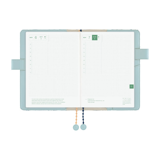 Hobonichi  |  minä perhonen: felice (Blue)