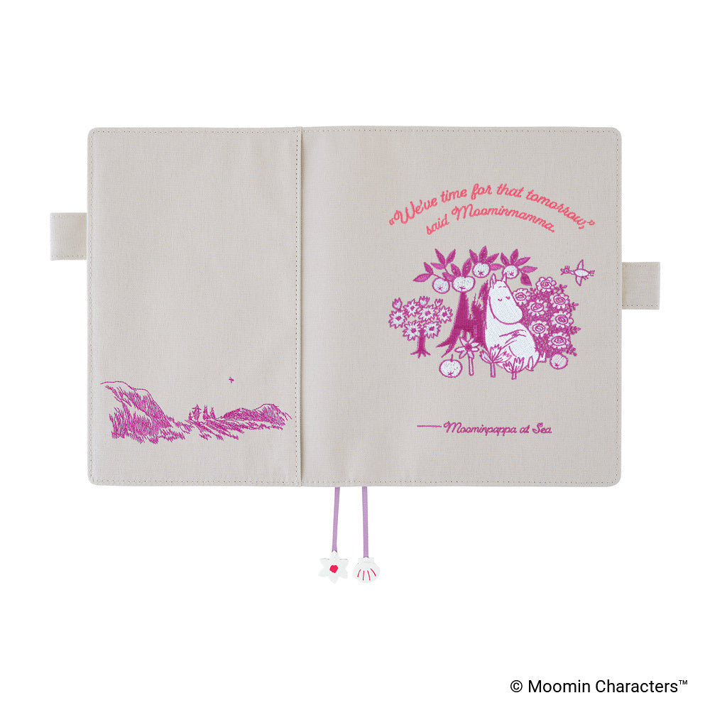 Hobonichi  | Moomin: My Yard Pink Grey A5