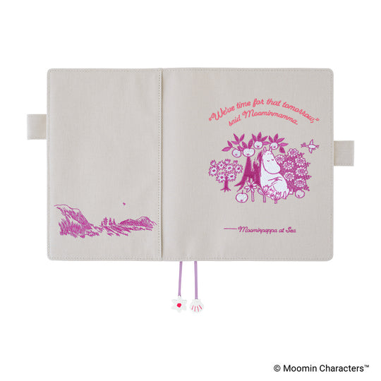 Hobonichi  | Moomin: My Yard Pink Grey A5