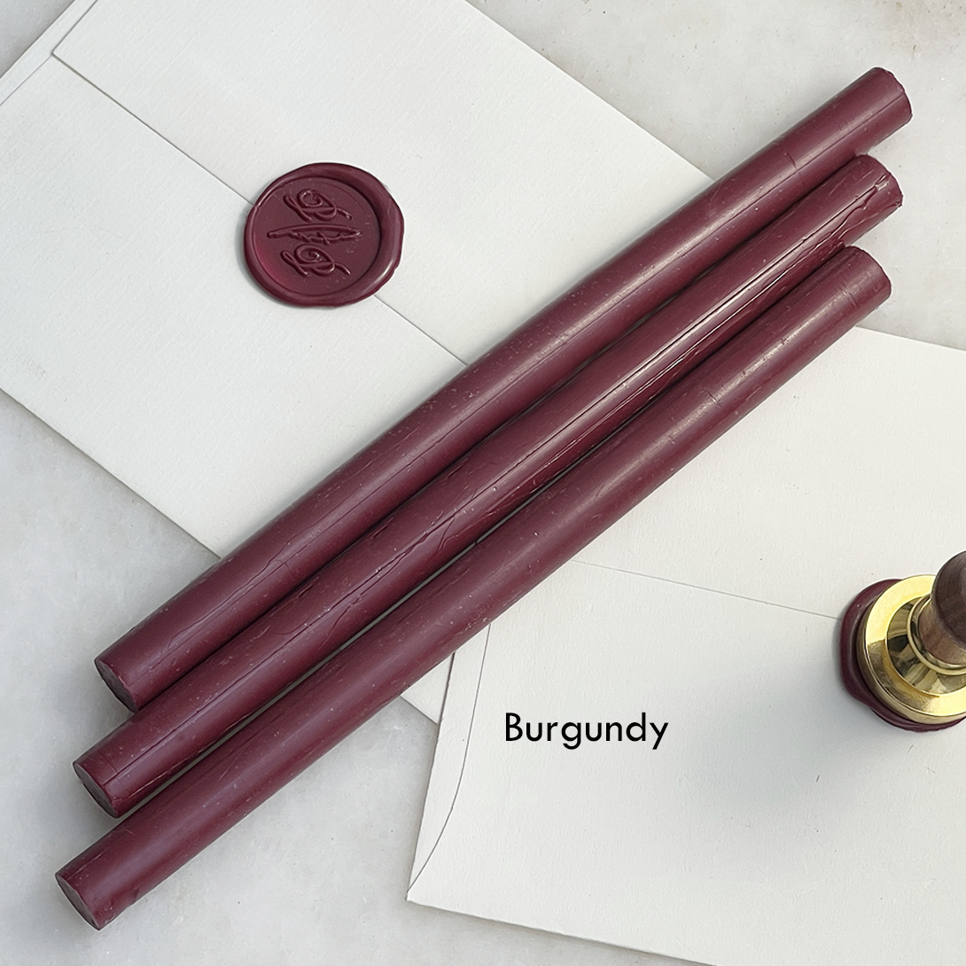 French Sealing Wax ~ Best Quality 7" ~ Unbreakable Mail Safe: Black