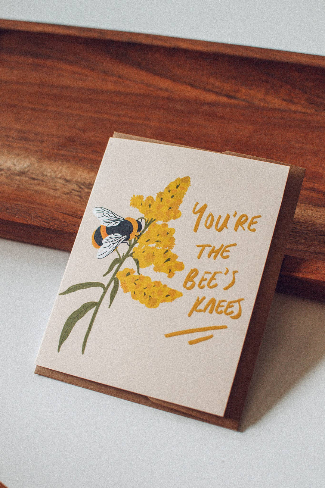 You’re the Bees Knees | Bumblebee Graduation Greeting Card