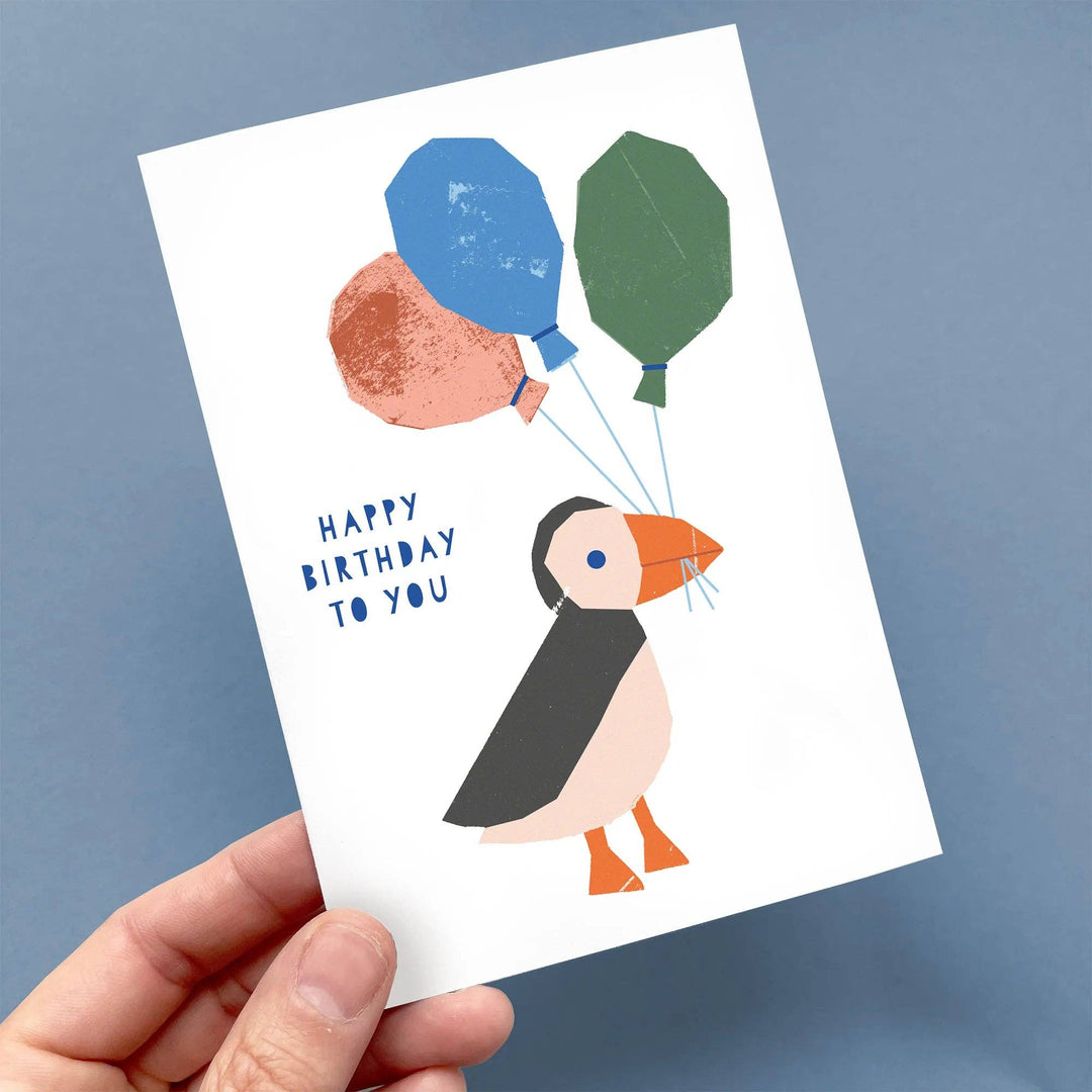 Greeting Card Puffin