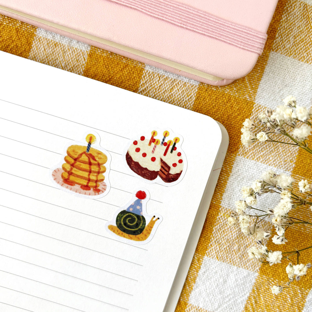 Happy Birthday - Planner &amp; Journal Stickers | A6 Matte Paper