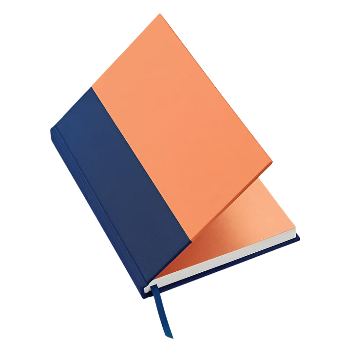 Semikolon Cutting Edge Notebook A5 Cobalt Peach