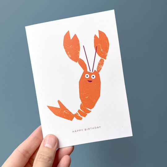Greeting Card Lobster