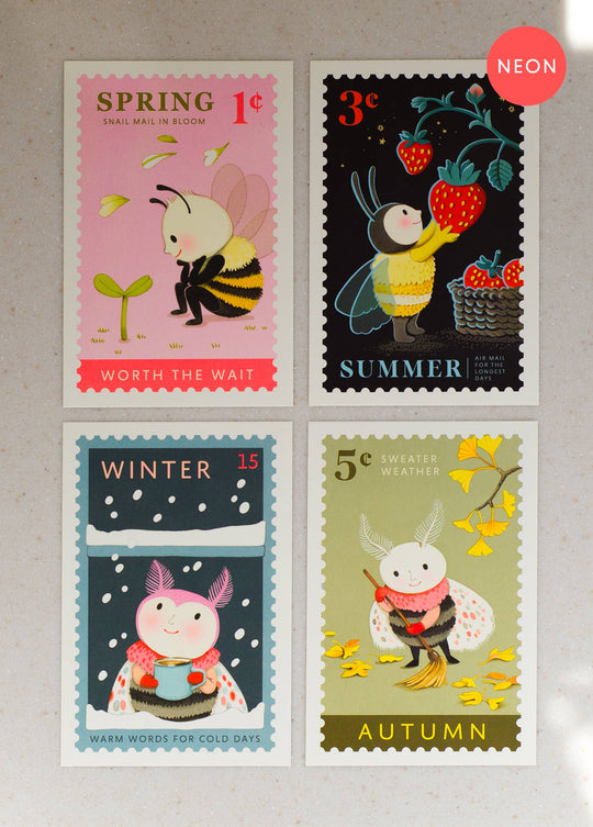 Autumn Soft Sweep Postcard