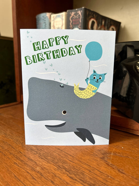 Happy Birthday Whale of a Good Time Greeting Card