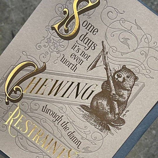 Card / Chewing Through Restraints
