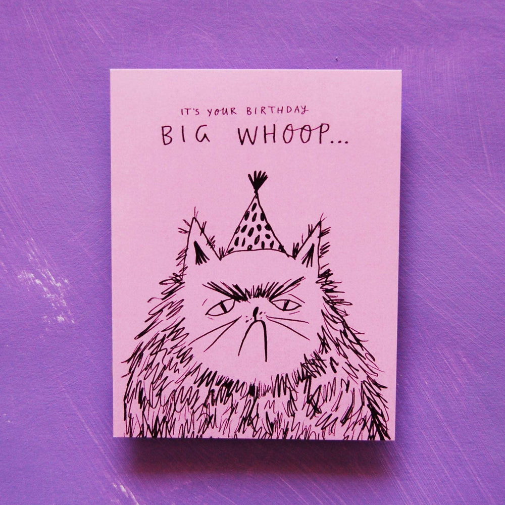 Big Whoop - Birthday Greeting Card