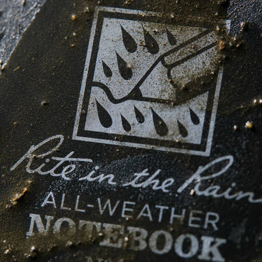 Rite in the Rain 4" x 6" Black Top-Spiral Notebook