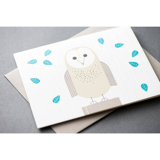 Owl Modern Card: Single Card