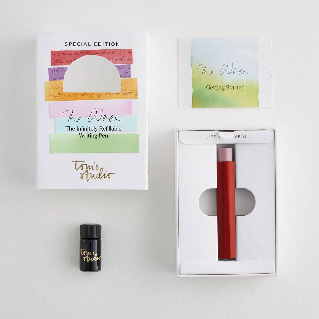 Wren - Colour Block: Cranberry - Lichen