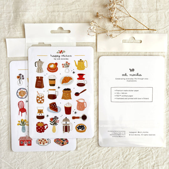 Home Cooking - Planner &amp; Journal Stickers | A6 Matte Paper