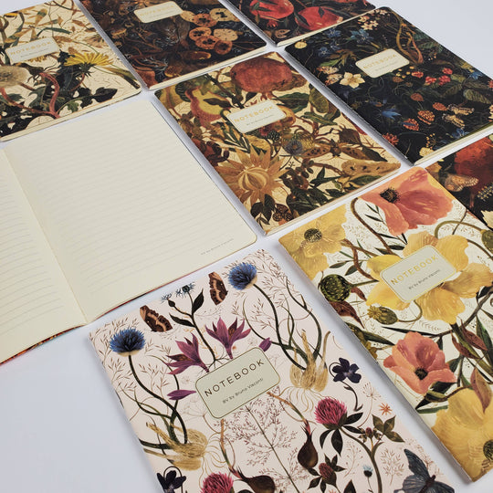Bruno Visconti-Symmetrical Flora Notebook