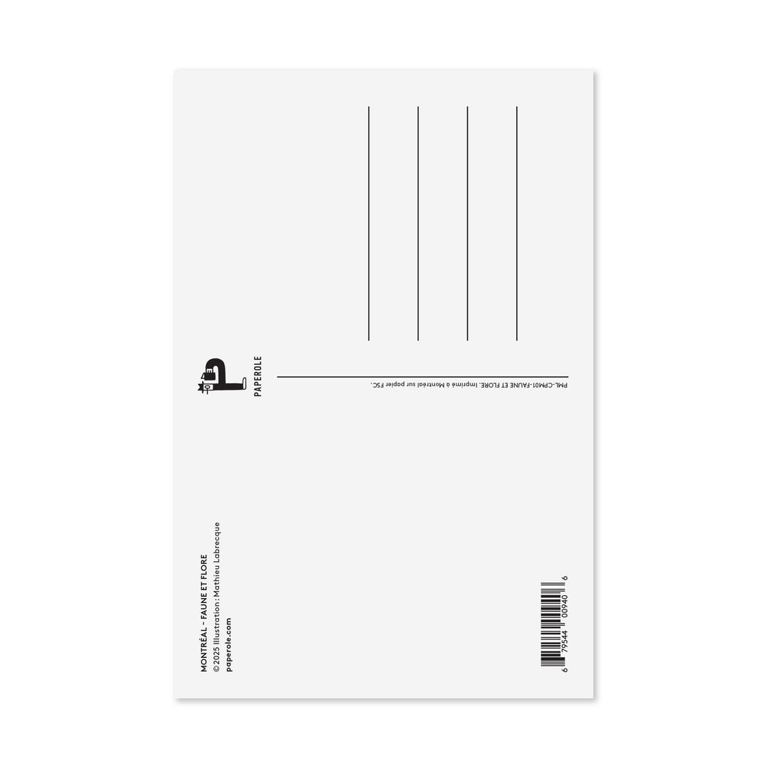 MONTRÉAL - FAUNA & FLORA – Postcard