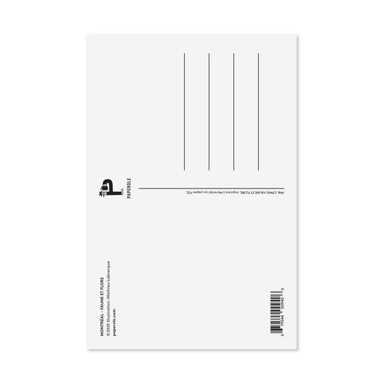 MONTRÉAL - FAUNA & FLORA – Postcard