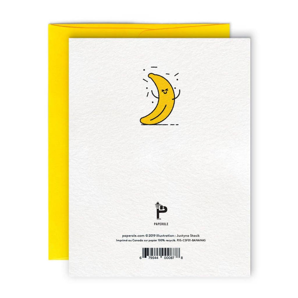 BANANAS — Greeting card