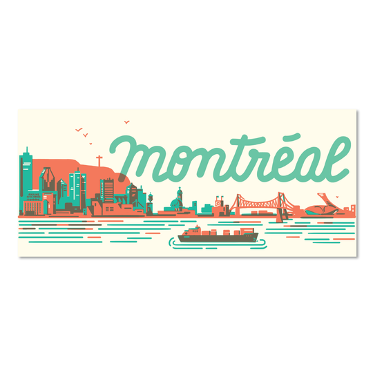 SKYLINE MONTRÉAL — Postcard