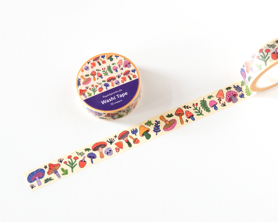 Mushroom Pattern Washi Tape
