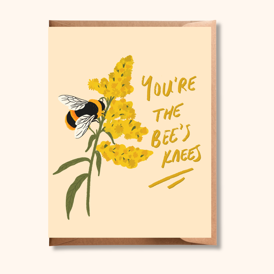 You’re the Bees Knees | Bumblebee Graduation Greeting Card
