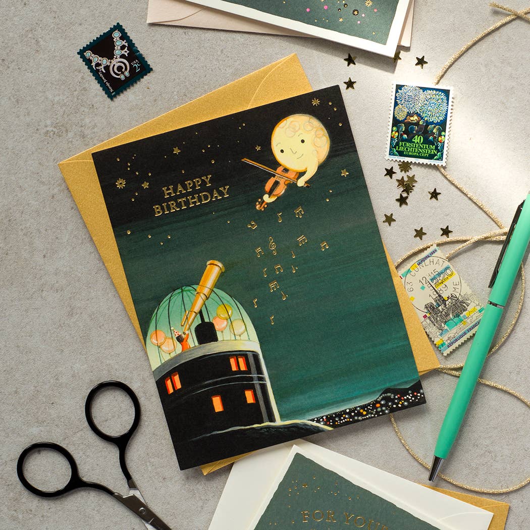 Observatory Birthday Greeting Card