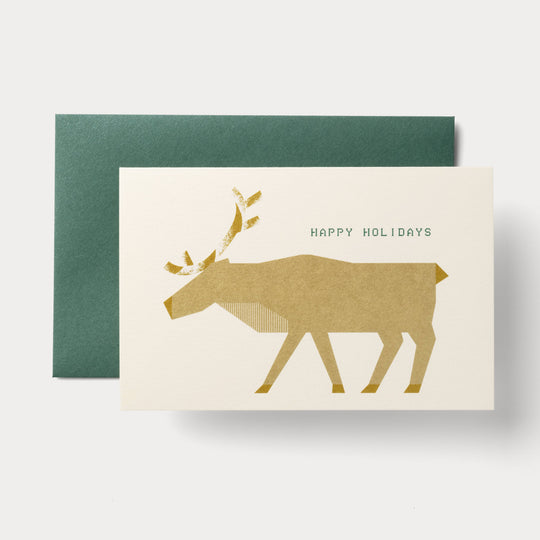 Holiday Card | All Is Calm: Reindeer