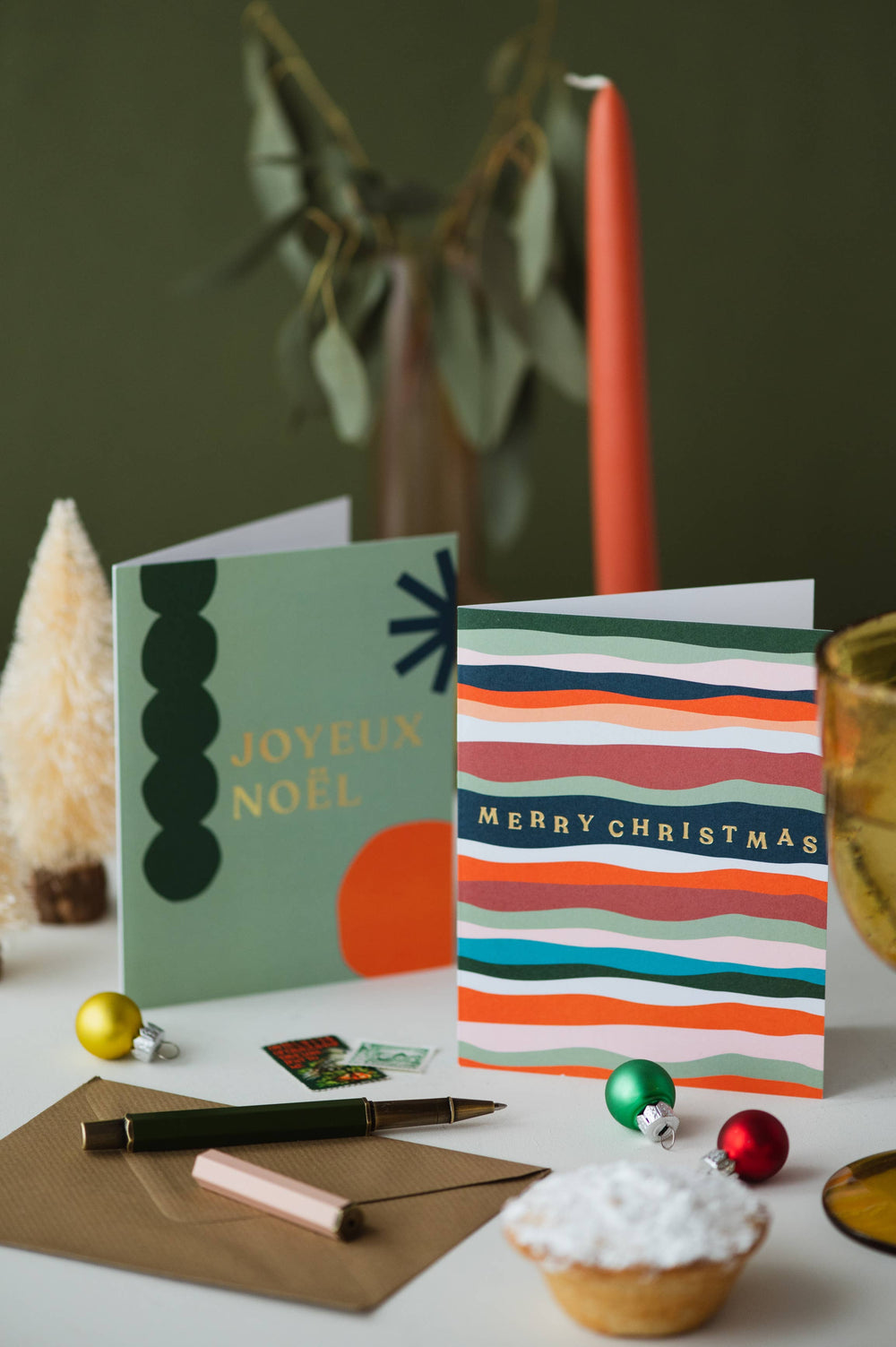 Holiday Stripes - Holiday Card