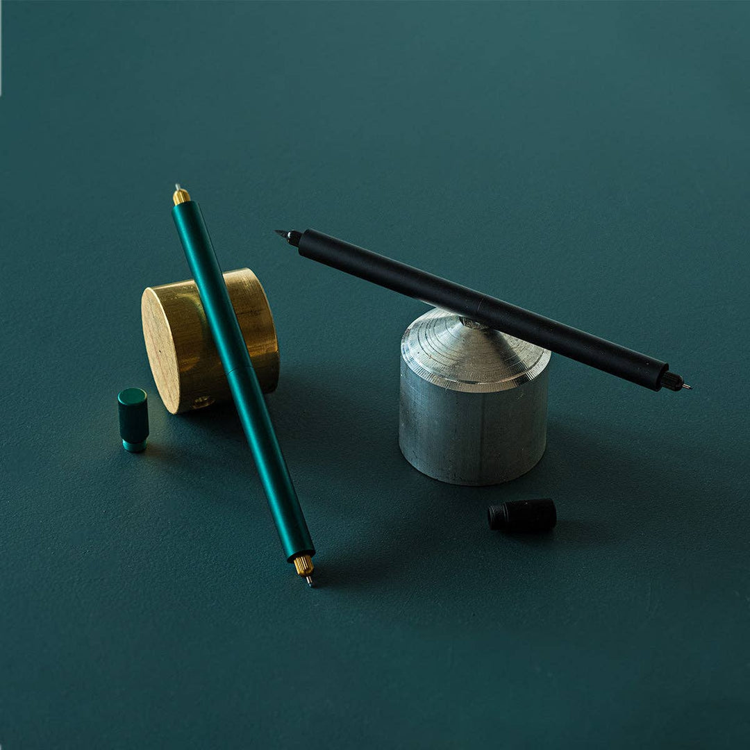 Lumos Pro - Refillable Multi-Tip Pen: Matte Black / Duo Tip