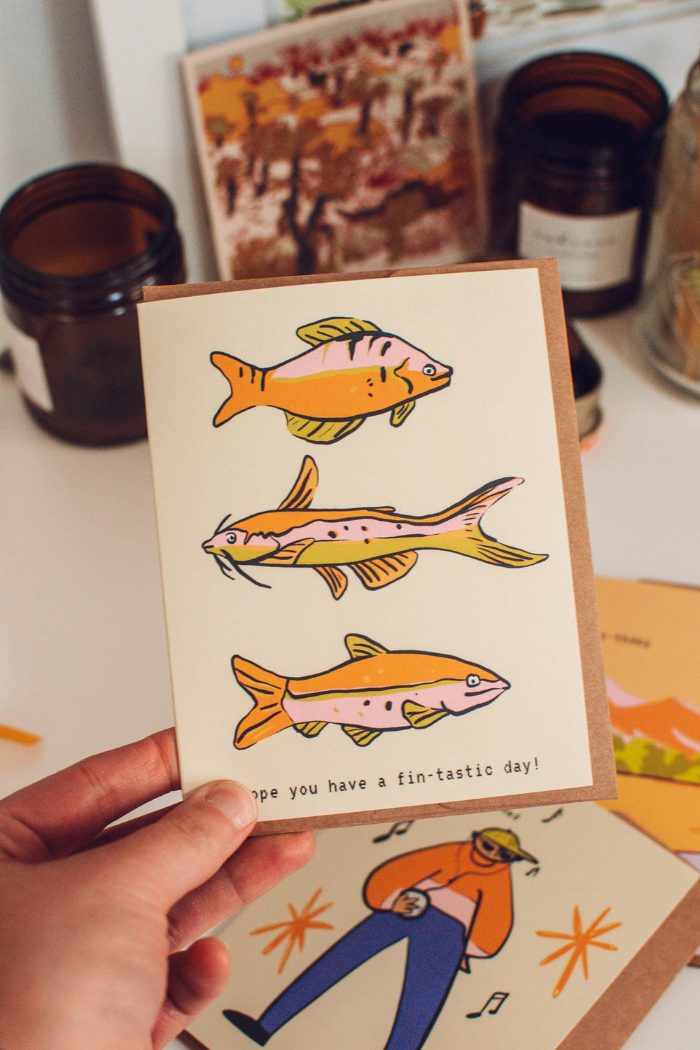 Funny Fish Birthday Card | Hope You Have a Fin-tastic Day