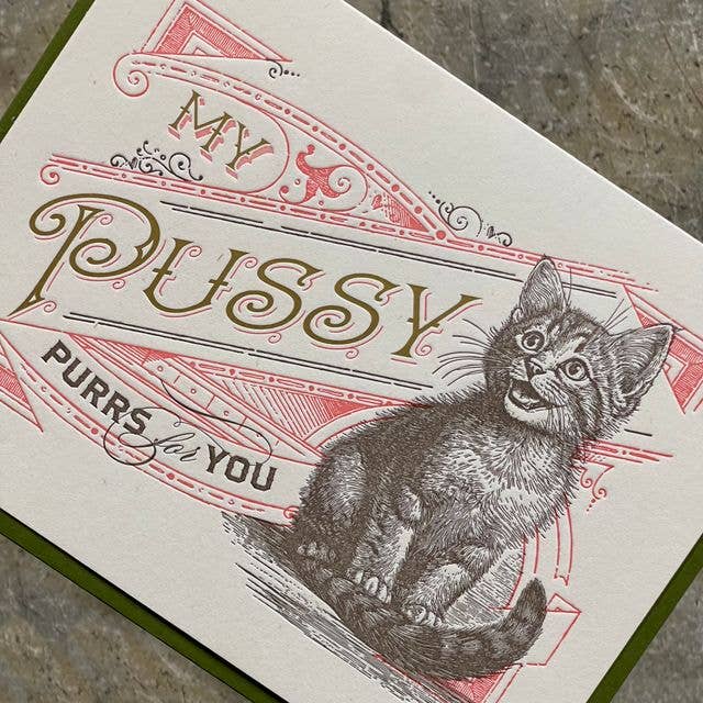 Card / My Pussy Purrs