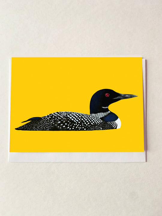 Loon Bird Greeting Card 