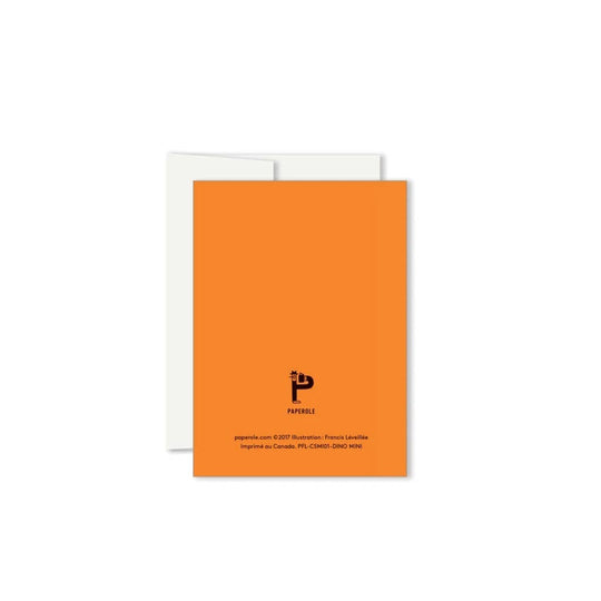 DINO — Miniature Greeting Card
