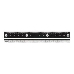 Raymay Fuji Ruler 15cm - Black