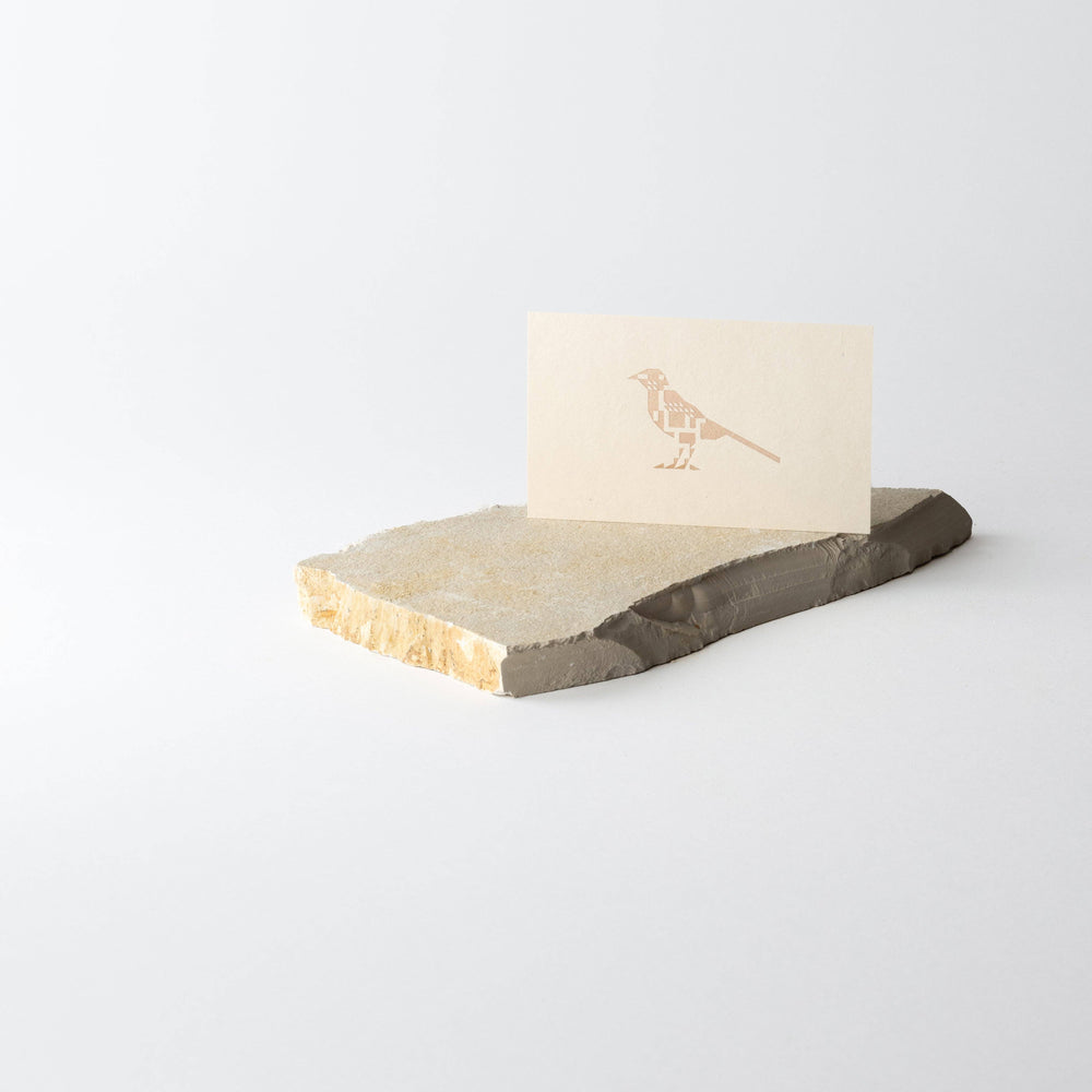 Pink-gold Foil Card | Birds Are Dinosaurs: Wagtail