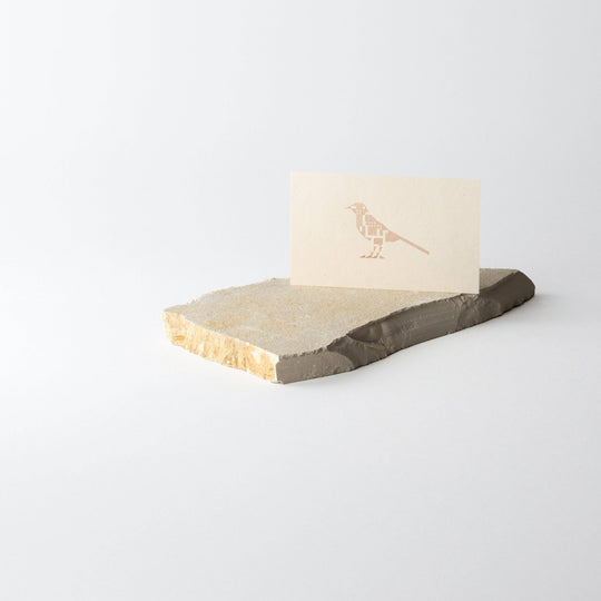 Pink-gold Foil Card | Birds Are Dinosaurs: Wagtail