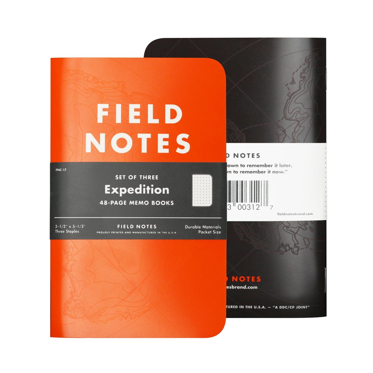 Field Notes 3½" × 5½"- Expedition Waterproof and Tearproof