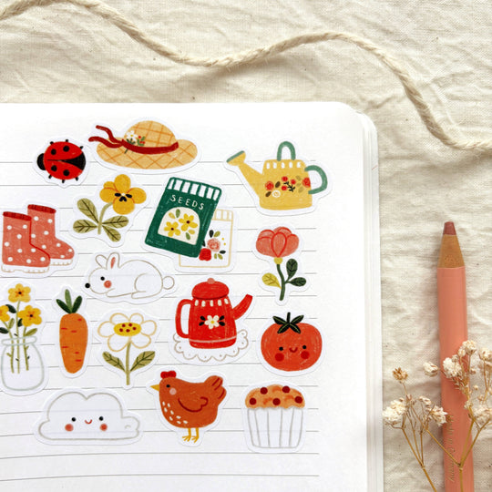 Spring - Sticker Sheet | Fresh Spring Stationery Gift