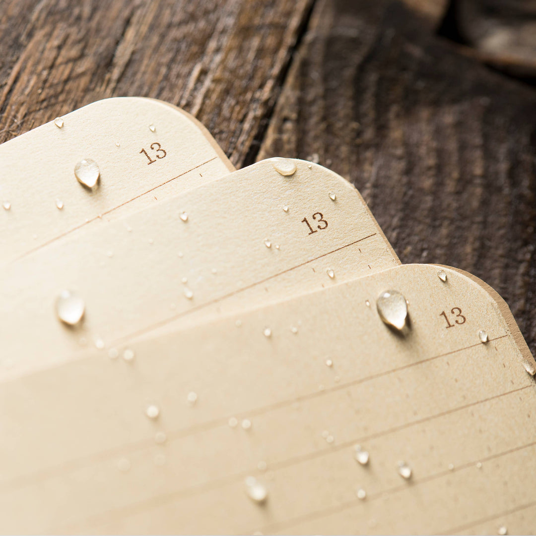 Rite in the Rain Notebook, 3.25" x 4.625" Tan Cover 3 PK
