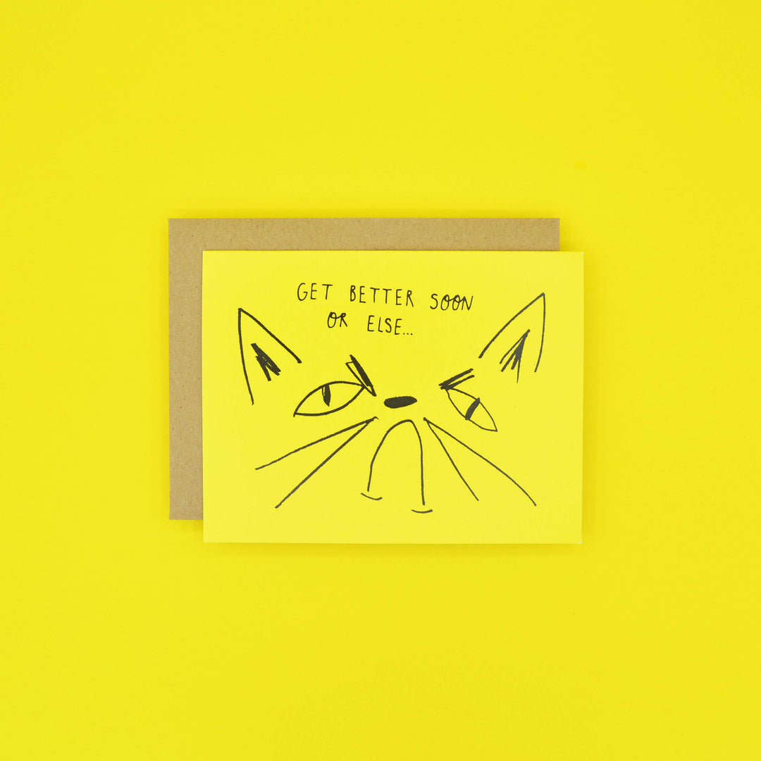 Snitty Kitty Get Better Card
