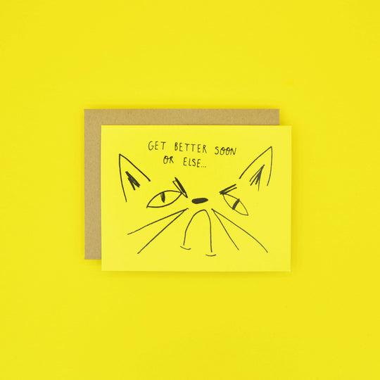 Snitty Kitty Get Better Card