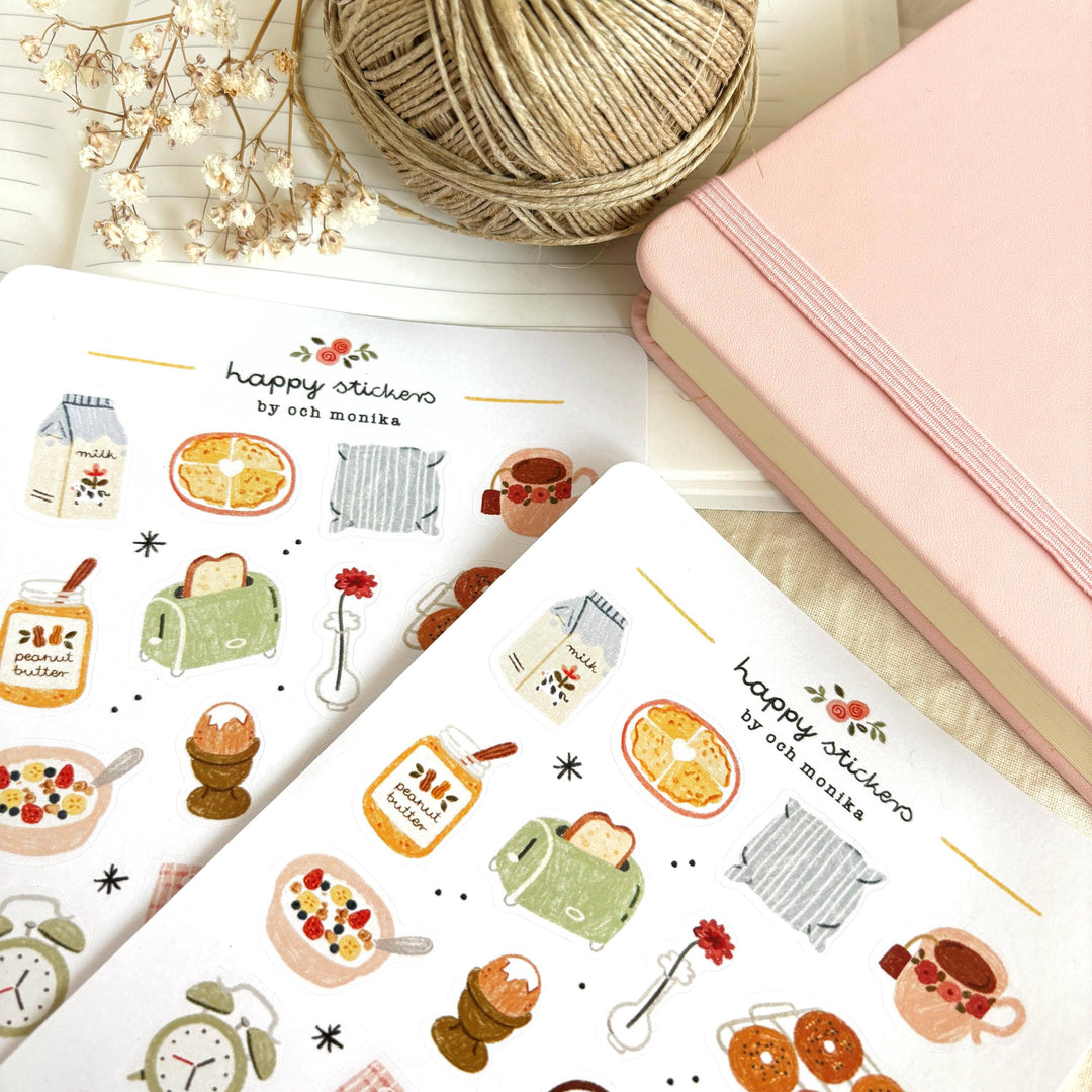 Good Morning - Planner &amp; Journal Stickers | A6 Matte Paper