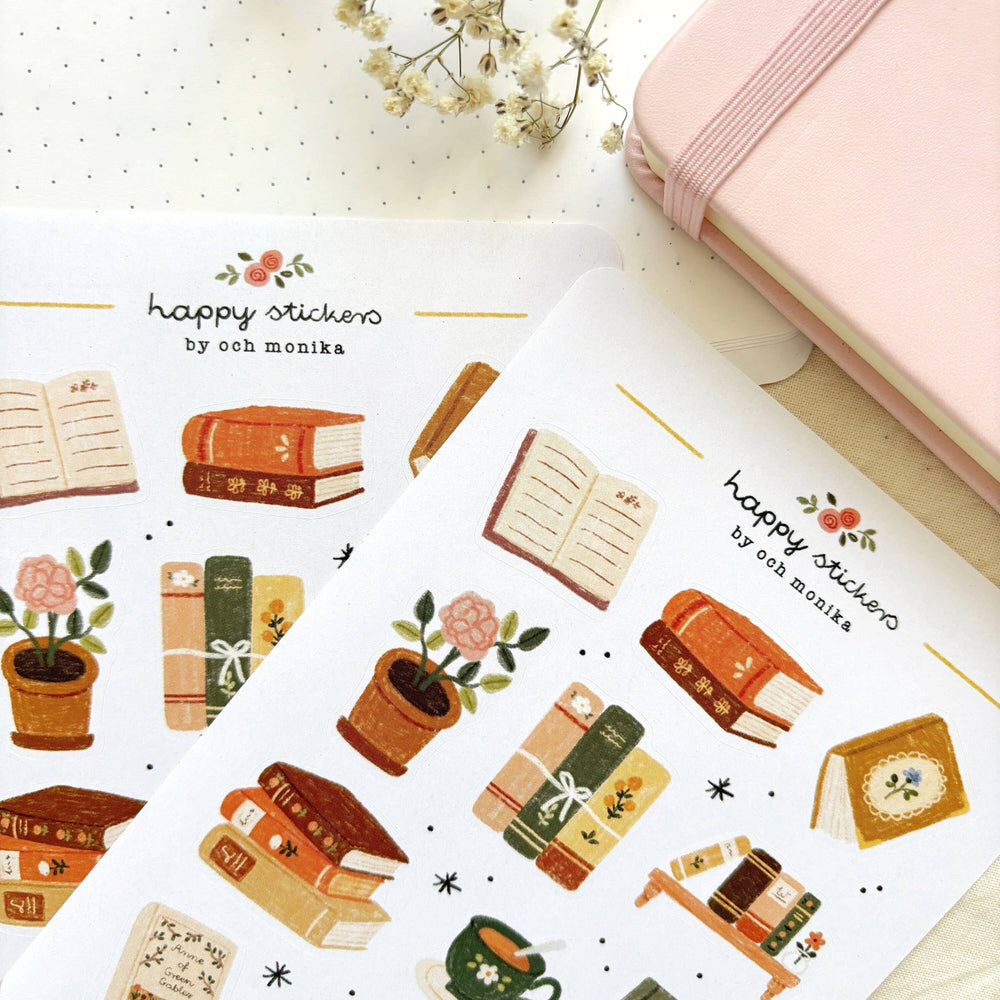 Bookish - Planner & Journal Stickers | A6 Matte Paper