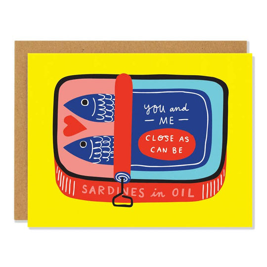 Sardines - Love &amp; Friendship Card