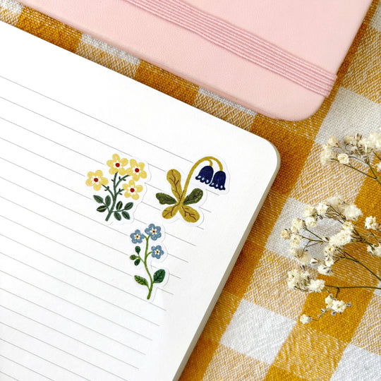 Flowers - Planner &amp; Journal Stickers | A6 Matte Paper