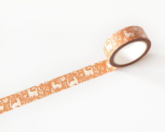 Woodland Cat Washi Tape