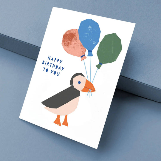 Greeting Card Puffin
