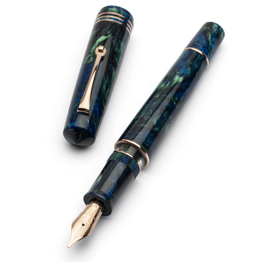 Leonardo Officina Italiana MZG 2.0 Jonathan Brooks Limited Edition- Fiordaliso Blue