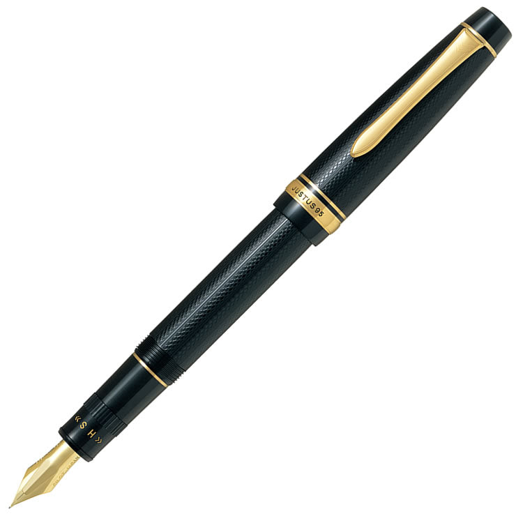 Pilot  │  Justus 95 Fountain Pen - Black Guilloche